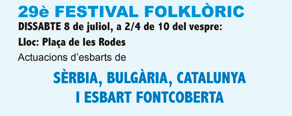 29è festival folklòric